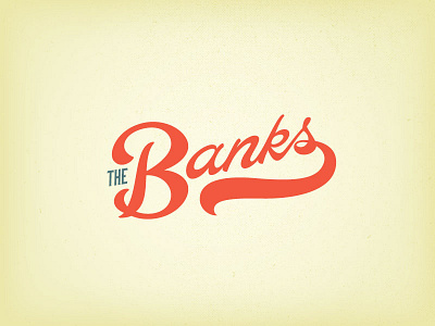 The Banks 1 lettering logo