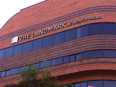 Landmark Building Sinage logo signage