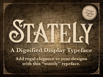 Stately Display Typeface