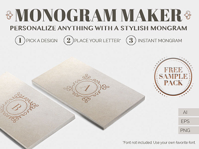 Monogram Maker logo monogram