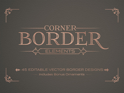 Corner Borders Updated Cover borders decorative ornaments