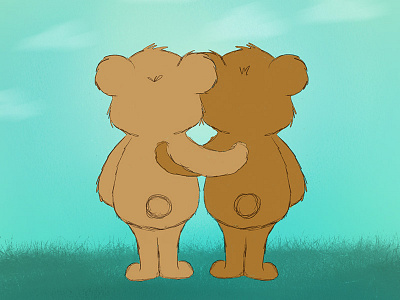 BFF Bears bears cute friends illustration
