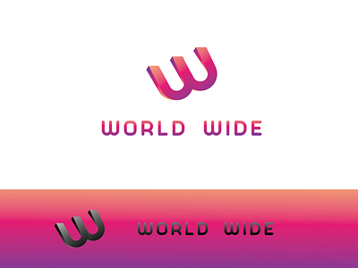 World Wide Logo app logo design branding delivery home delivery iconic logo illustration logo parcels typography vector
