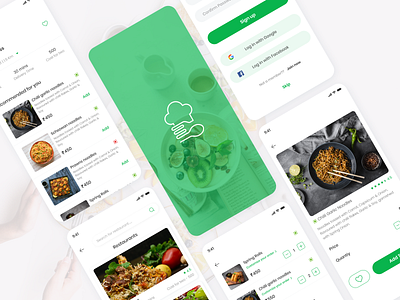 Food Delivery App Concept app delivery app design food app ui uidesign uiux ux