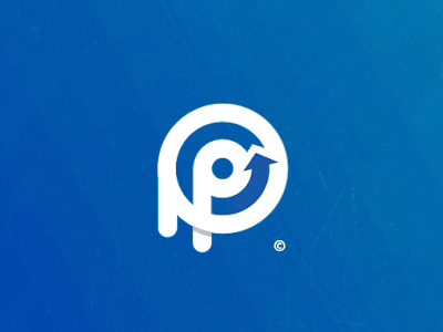 PrePlay Logo brand circle creative keira letter logo lettering loop low minimal p p logo simple