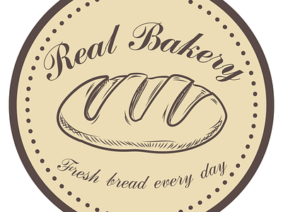 Bakery logo "Real bread"