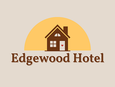 Edgewood Hotel logo branding design hotel hotel booking hotel logo icon illustration logo minimal web