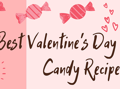 Youtube thumbnail Best Valentine s Day Candy Recipe branding cooking blog cooking channel design illustration valentine day vector web youtube youtube channel youtube thumbnail