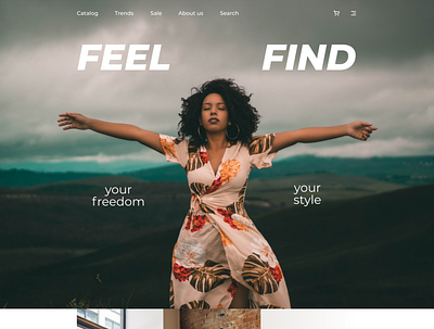 First page for an online clothing store. branding clothing clothing brand clothing shop design online shop shop shop website ui web webdesign website
