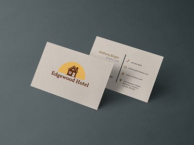 Business card for Edgewood Hotel