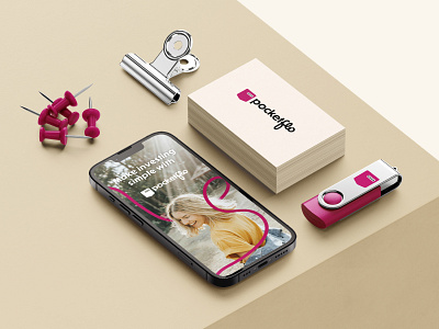 Pocketflo | Branding, Naming, Social media & collateral Design