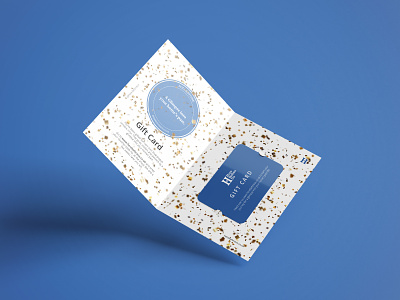 Gift card design for historic brand, corporate simple brand