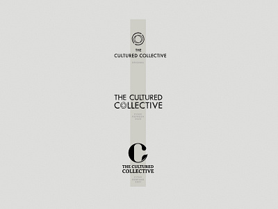 The Cultured Collective logo evolution by Pithy Studios