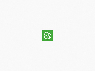 Simple Minimal S + C Logo mark for Construction Consultant brand