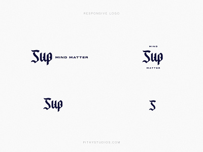 Sup Gothic Typography branding by Pithy studios