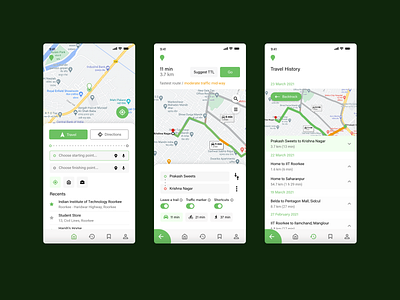 Backtrack Integrated Maps - Redesign app design ui ux