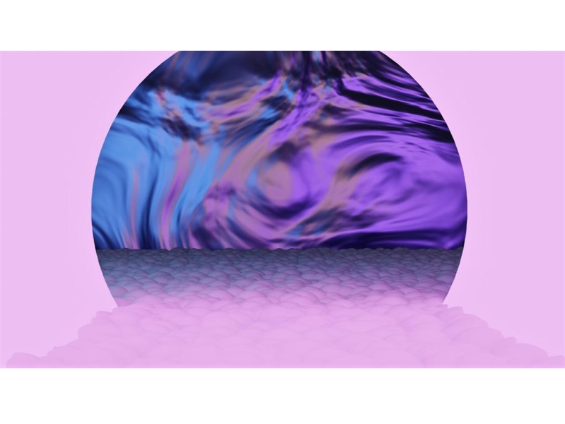 LUSID DREAMS 3d 3d art blender blue design juice wrld modeling song texture tunnel violet