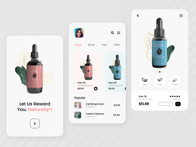 Hair Product Shop App graphic design mobile app mobile app design mobile app ui mobile app ui design ui ui design ui ux ui ux design user interface design