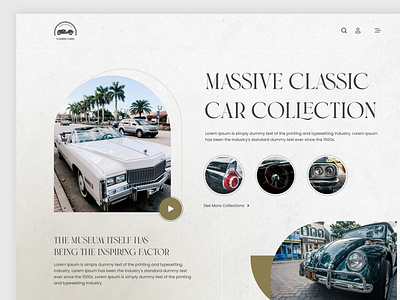 Classic Car Collection Web UI/UX