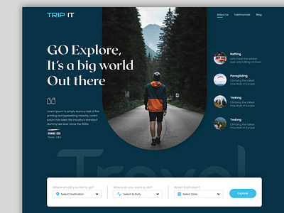 Travel Agency Landing Page