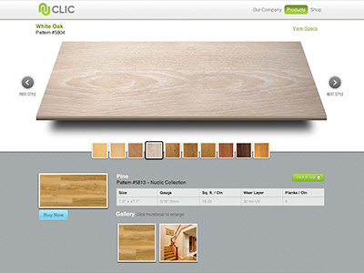 Nuclic Flooring Website live product wood