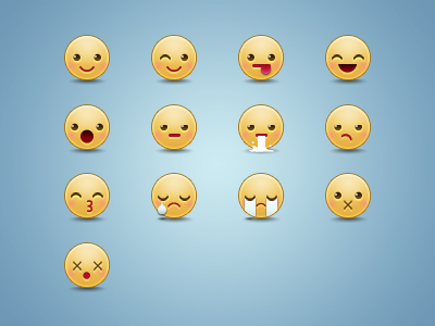 Emoticons emoticon expression faces icons