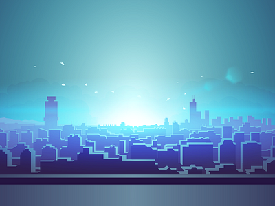 Dazzling Light anime city custom keyboard enlighten illustration ios lens flare light themeboard