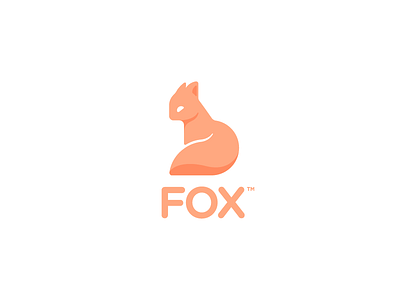 Fox fox logo minimal simplicity
