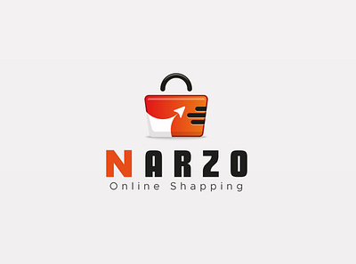 Narzo online shopping Brand Identity. abstract adobe illustrator brand brand identity branding illustration logo logo design online shopping shopping vector