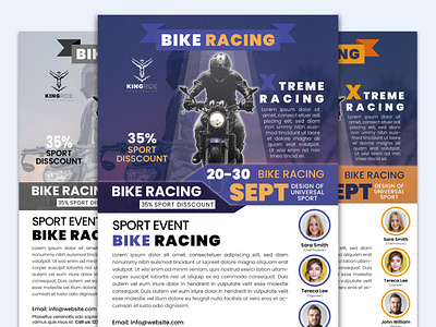 King Ride - Bike Racing Flyer