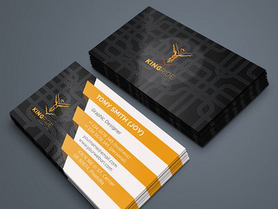 King Ride - Biker Business Card