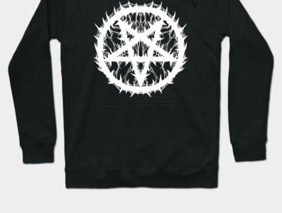 PENTAGRAM hoodie blackmetal drawn illustration metal metallica pentagram satan satanic