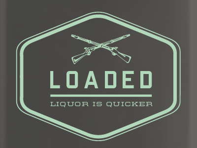 Flask Design 2 flasks guns liquor