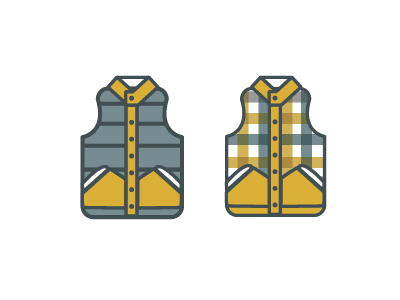 Vests, vests, vests icons pattern plaid vests