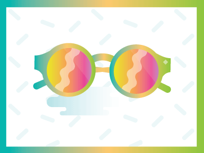 Icon for South Lake Union Block Party icon miami summer sunglasses