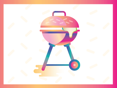 Icon for South Lake Union Block Party bbq burger grill grilling icon