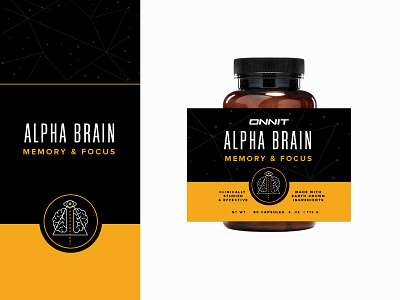 Onnit packaging explore bottle brain eye focus packaging pyramid