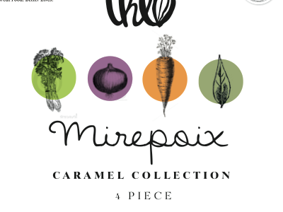 Savory Caramel Collection Sleeve carrots circles onion packaging sleeves