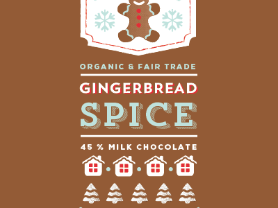 holiday sneak peek christmas gingerbread holiday packaging type vector illustration winter