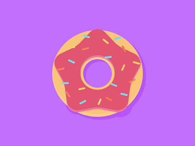 Donuts design digital art drawing flat design graphic design illustration illustration 2d vector vector graphics