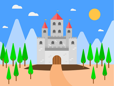 Castle landscape