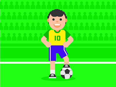 Let´s play soccer! character design design digital art drawing flat design graphic design illustration illustration 2d ui vector vector art vector design vectorillustration