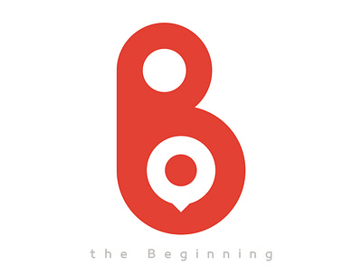 the Beginning logo branding graphic design logo ui