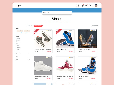 Ecommerce Store design ecommerce ecommerce website shoes shop site store ui ux website