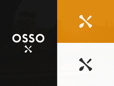Osso branding identity mark minimal simple type typography