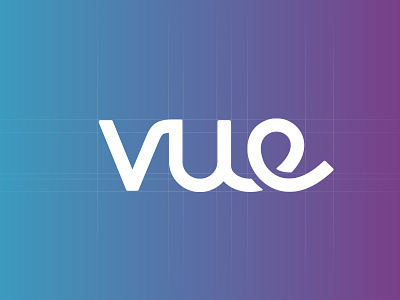 Vue Identity brand logo logotype simple wordmark