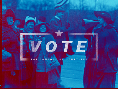 Vote! america texture type typography vote