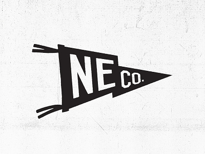 Never Elsewhere Pennant apparel clothing flag logo pennant
