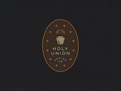 Holy Union Design CO. branding fire holy keystone logo mark personal branding philadelphia stars texture union