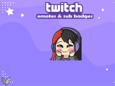 twitch emotes cartoon chibi chibi twitch emotes commission cute cartoon emotes emotes for twitch illustration streamer twitch twitchemotes